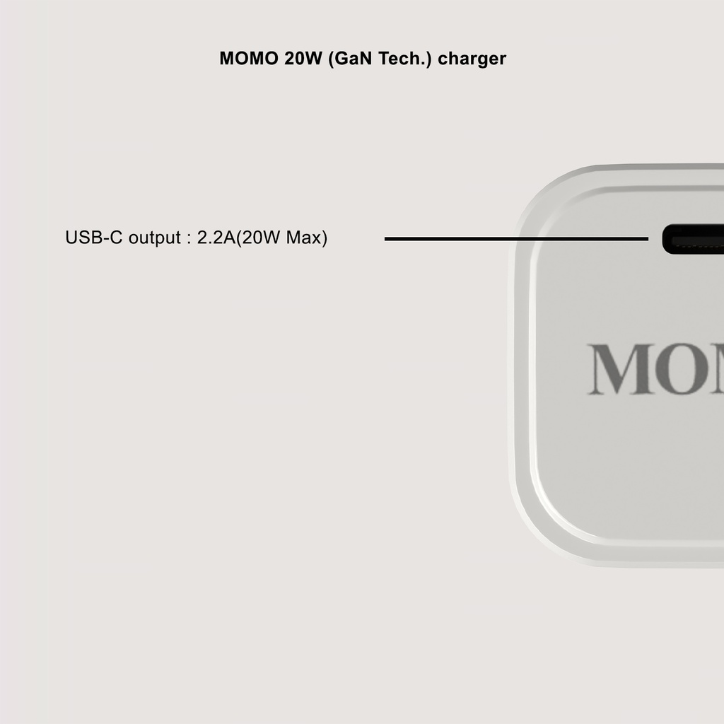 MoMo Home charger  20w( Warranty24month ) model:066601