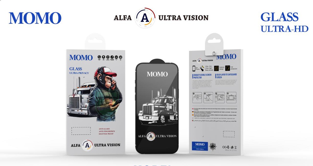 MOMO Glass HD Q for IPH 16 Pro Max 