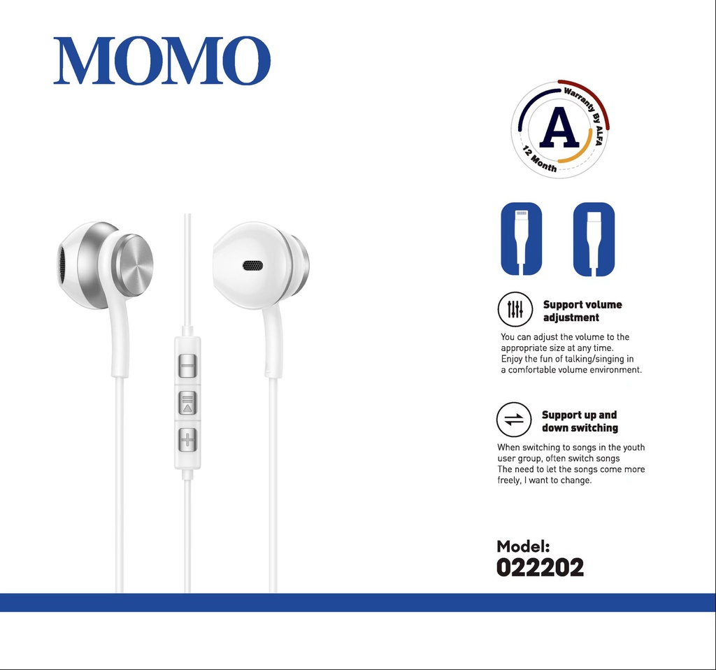  MOMO Handfree 022202 3.5mm 