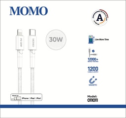 [01224100] MoMo Cable 30 W C-iOS( Warranty12month ) Magnet  model 011011