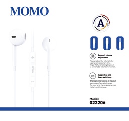 [0224013]  MOMO Handfree 022206 3.5mm 